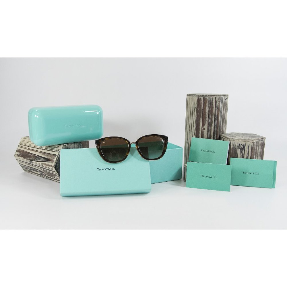 Tiffanys TF4152 Tortoise Cat Eye Sunglasses